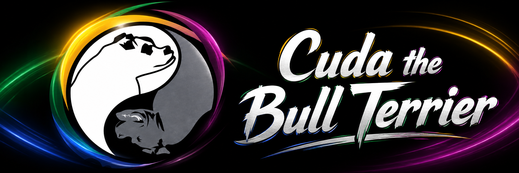 Cuda the Bull Terrier banner